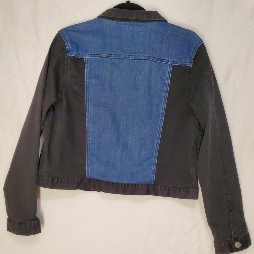 Roebuck & Co. Block color denim jacket - Picture 3 of 4